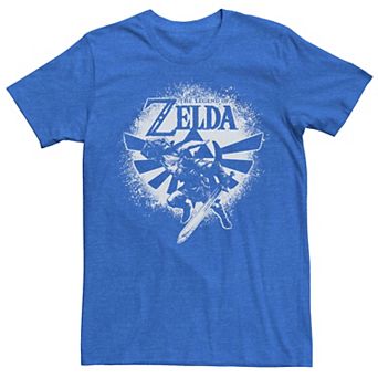 Men's Nintendo Zelda Link Wingcrest Spray Paint Tee
