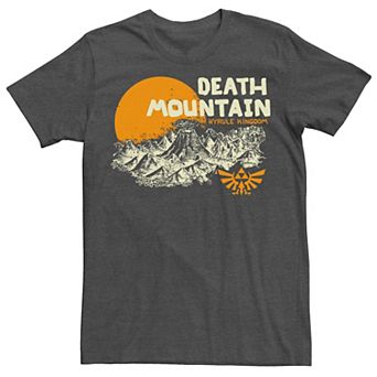 Men's Nintendo Legend Of Zelda Hyrule Death Mountain Scenery Tee