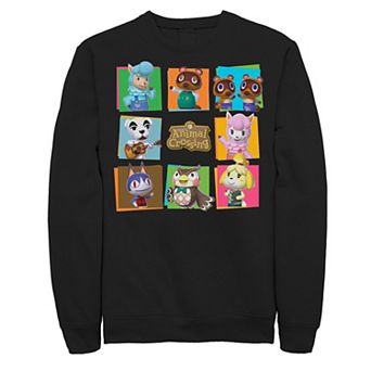 Men's Animal Crossing Group Shot Panels Sweatshirt