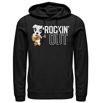 Men's Animal Crossing Rockin Out Poster Hoodie