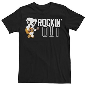 Men's Animal Crossing Rockin Out Poster Tee