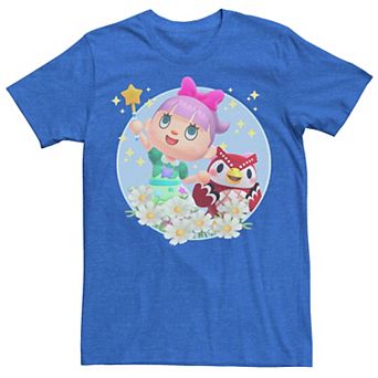 Men's Animal Crossing New Horizons Villager & Celeste Portrait Tee