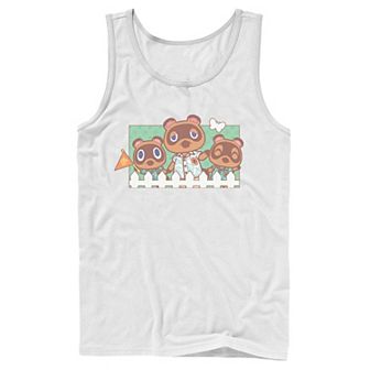 Men's Animal Crossing New Horizons Nook Family Portrait Tank Top