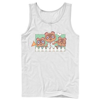 Men's Animal Crossing New Horizons Nook Family Portrait Tank Top