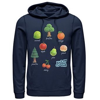 Men's Animal Crossing New Horizons Fruit And Trees Hoodie