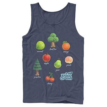 Men's Animal Crossing New Horizons Fruit And Trees Tank Top