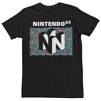 Men's Nintendo 64 Holo Cheetah Boxed Up Logo Tee