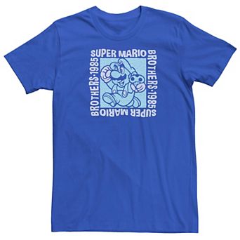 Men's Super Mario Brothers Box Portrait Tee