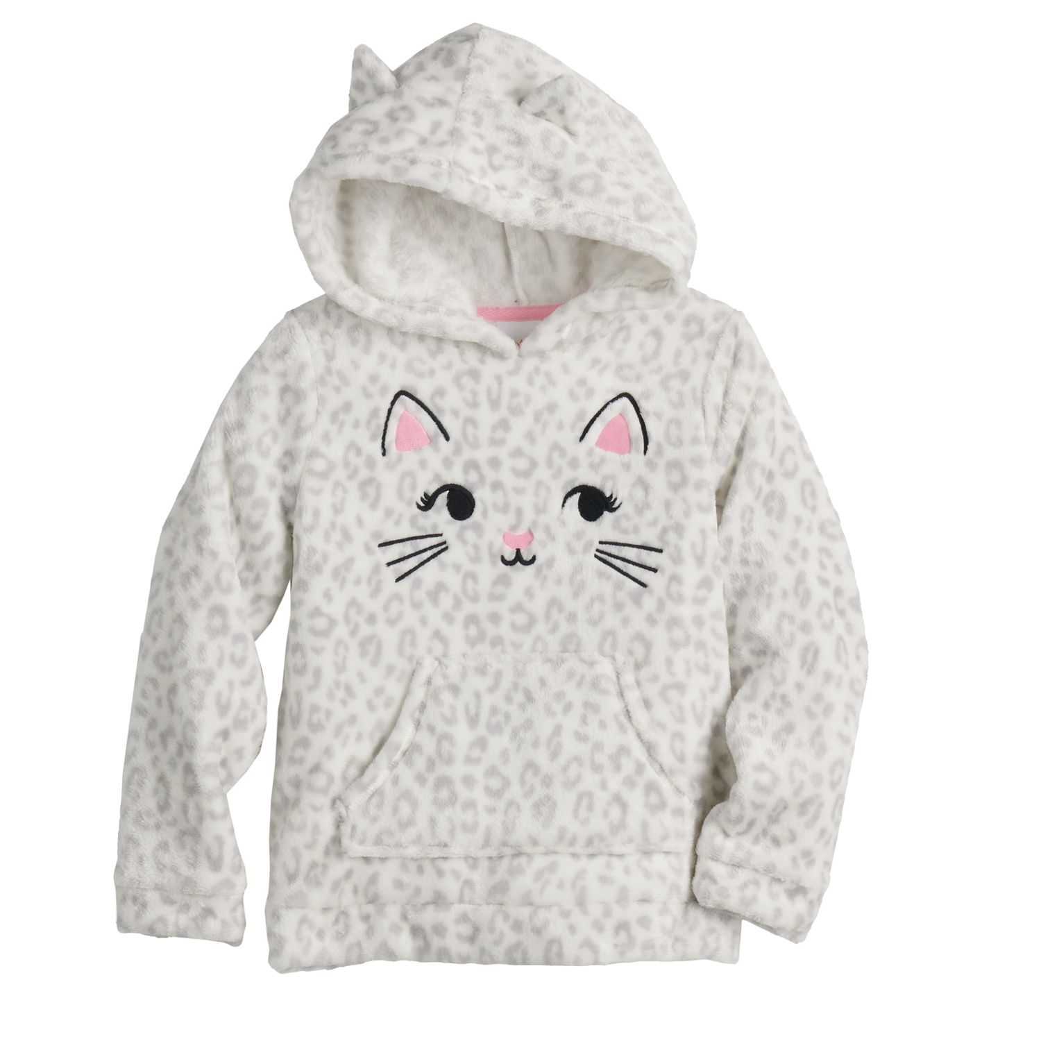 girls plush hoodie