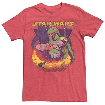 Men's Star Wars Boba Fett Tatooine Flame Tee