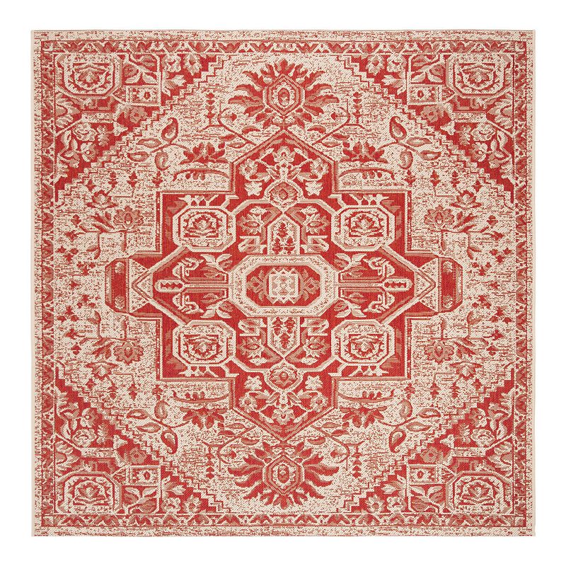 Safavieh Beachouse Lydia Indoor Outdoor Rug, Red, 2X8 Ft
