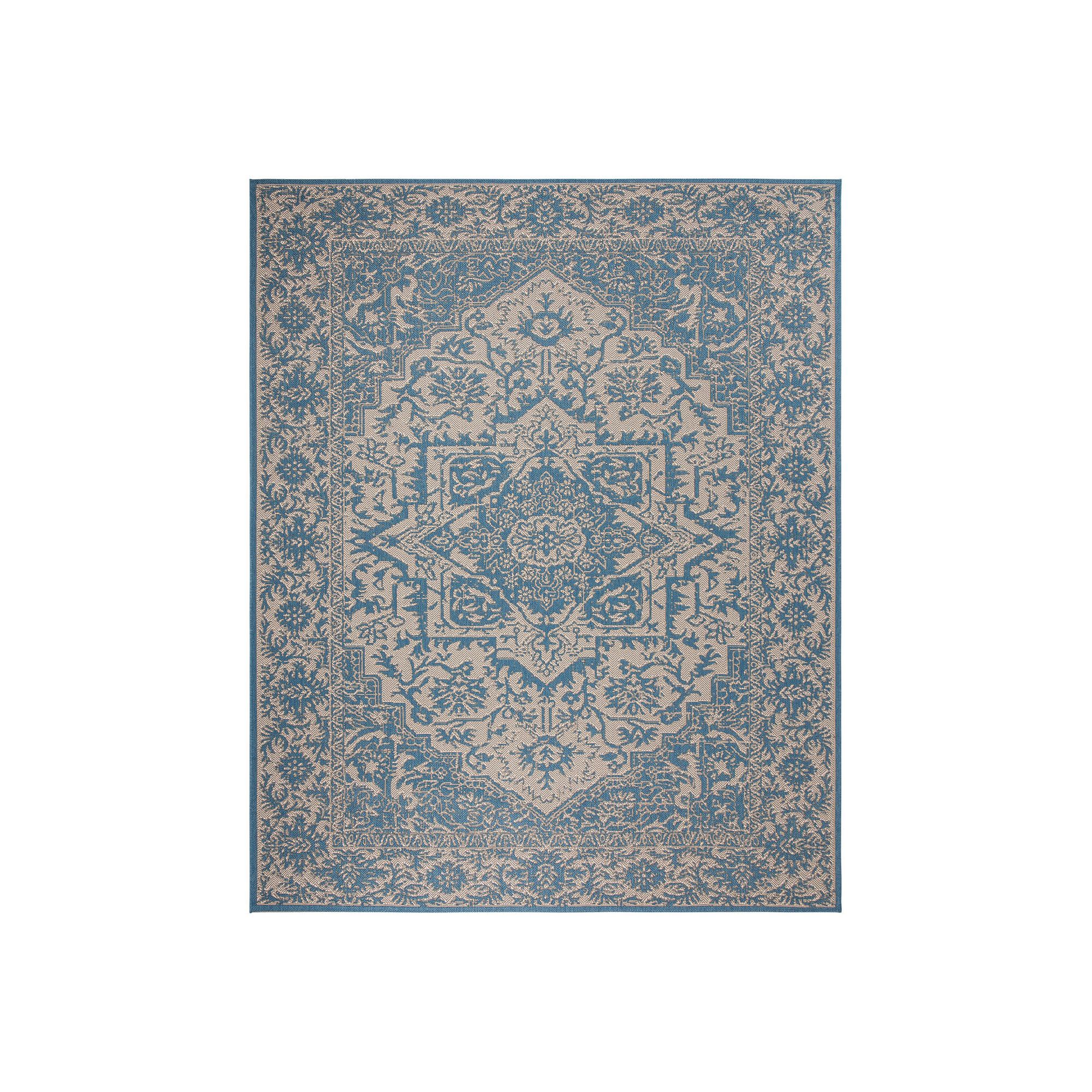 Safavieh Beach House Sara Indoor Outdoor Rug, Ivory Blue