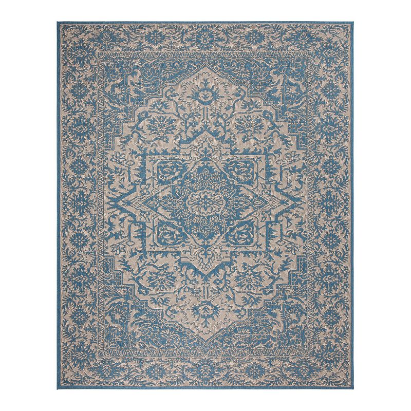 Safavieh Beach House Sara Indoor Outdoor Rug, White, 4X6 Ft