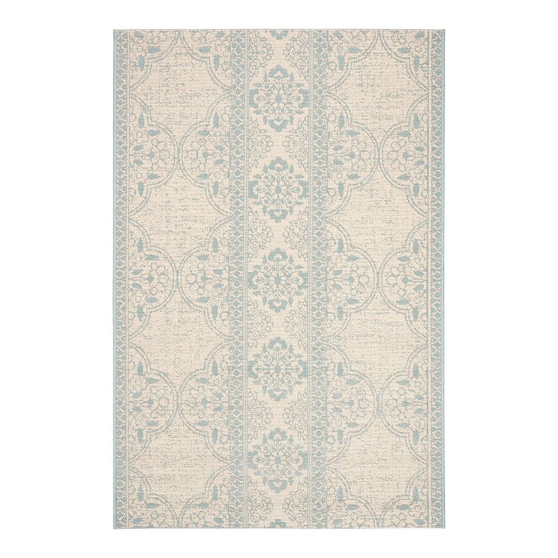 Safavieh Beach House Faith Indoor Outdoor Rug, Turquoise/Blue, 8X10 Ft