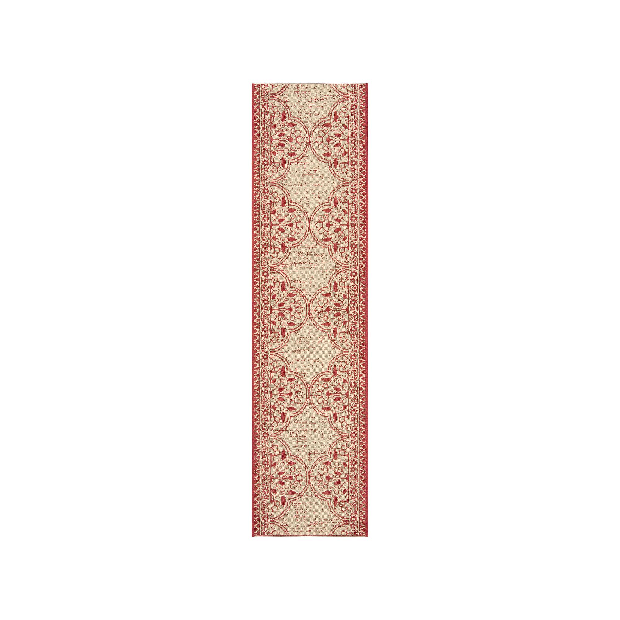 Safavieh Beach House Faith Indoor Outdoor Rug, Red Creme