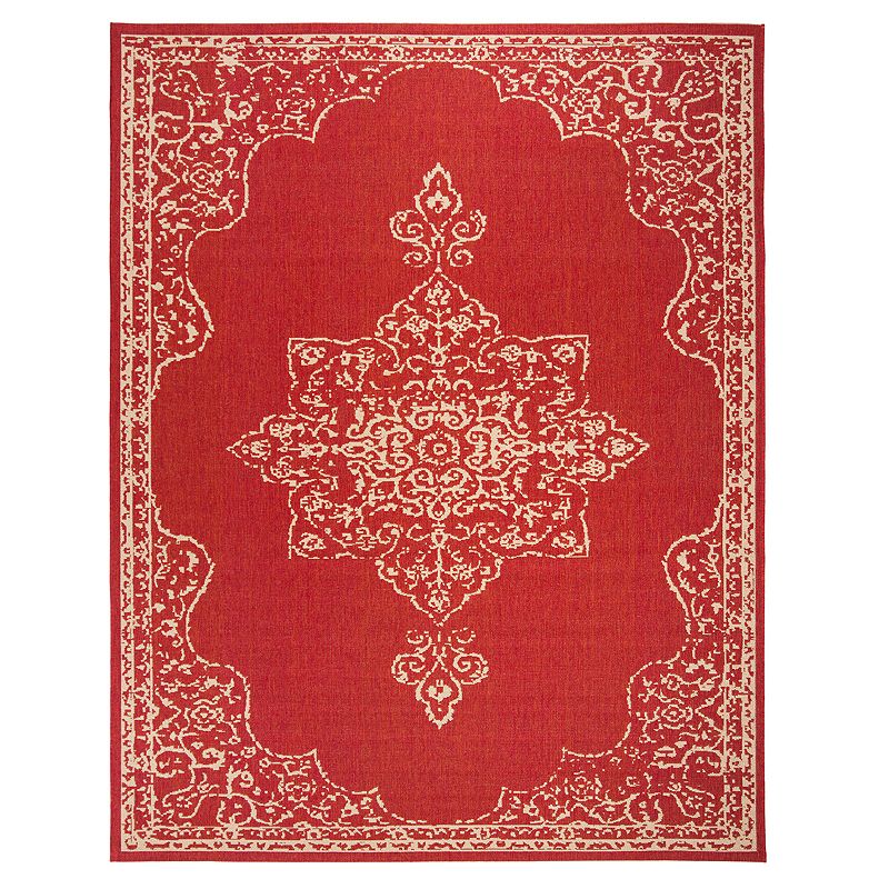 Safavieh Beachouse Lyla Rug, Red, 2X8 Ft