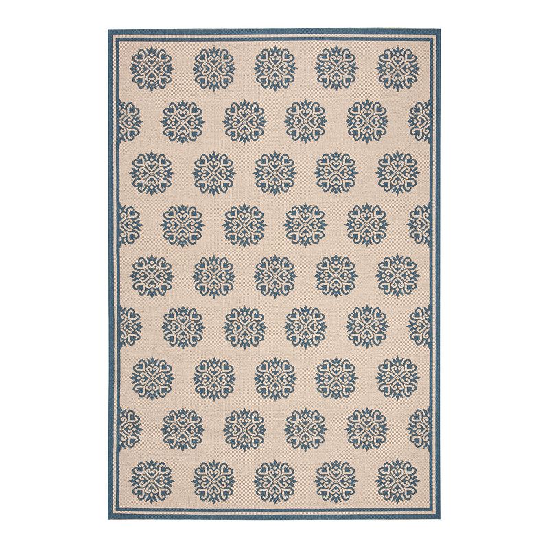 Safavieh Beachouse Lilly Rug, Blue, 5X7.5 Ft