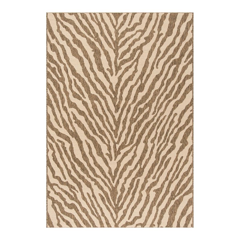 Safavieh Beachouse Morgan Rug, White, 6.5 Ft Sq