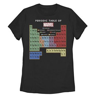 Juniors' Marvel Ultimate Periodic Table Of Elements Tee