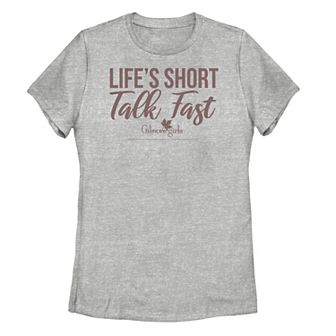 Juniors' Gilmore Girls "Life's Short Talk Fast" Tee