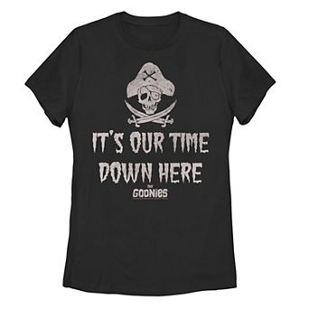 Juniors' The Goonies "It's Our Time Down Here" Pirate Tee