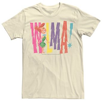 Men's The Flintstones Wilma Vintage Distressed Tee