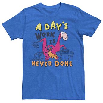 Men's The Flintstones Dino A Day's Work Tee