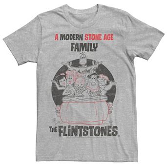 Men's The Flintstones Modern Stone Age Family Tee