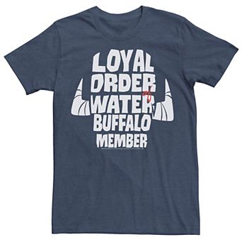 Men's The Flintstones Loyal Order Water Buffalo Member Logo Tee