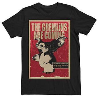 Men's Gremlins Poster Gizmo Retro Tee