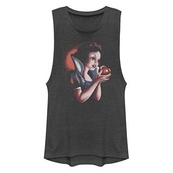 Disney's Snow White Juniors' Distressed Apple Muscle Graphic Tank Top