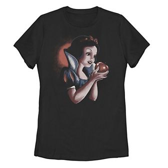Disney's Snow White Juniors' Distressed Apple Graphic Tee