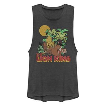 Disney's The Lion King Juniors' Tropical Forest Muscle Graphic Tank Top