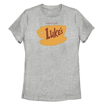 Juniors' Gilmore Girls Luke's Logo Graphic Tee