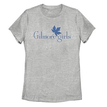 Juniors' Gilmore Girls Leaf Logo Graphic Tee
