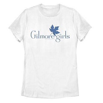 Juniors' Gilmore Girls Leaf Logo Graphic Tee