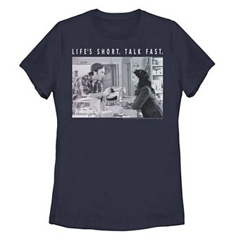 Juniors' Gilmore Girls "Life's Short Talk Fast" Graphic Tee