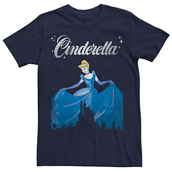 Disney's Cinderella Vintage Castle Silhouette Men's Tee