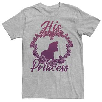 Disney's The Little Mermaid Ariel His Princess Couples Men's Tee