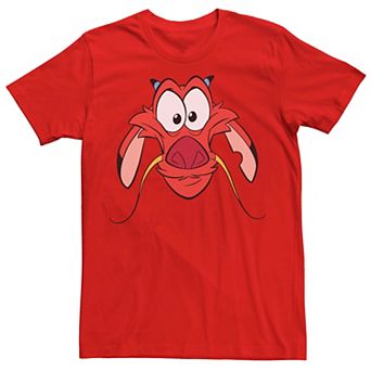 Disney's Mulan Mushu Men's Big Face Tee