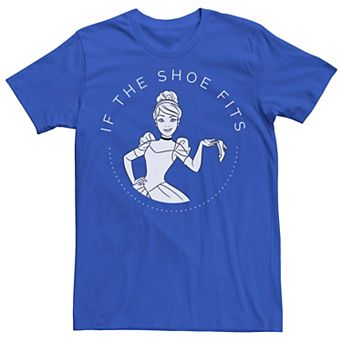 Disney's Cinderella If The Shoe Fits Men's Tee