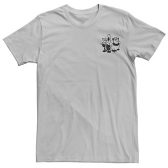 Disney's Cinderella Men's Vintage Mice Pocket Tee