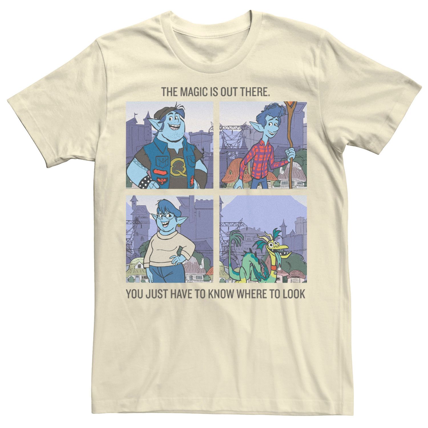 Image for Disney / Pixar Men's Onward The Magic Is Out There Panels Tee at Kohl's.