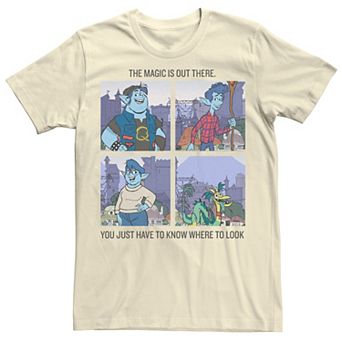 Disney / Pixar's Onward Men's The Magic Is Out There Panels Tee