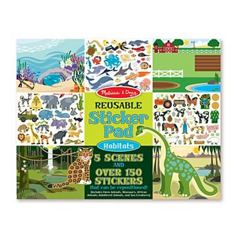 Melissa & Doug Reusable Sticker Pad: Dress-Up - 165+ Reusable Stickers