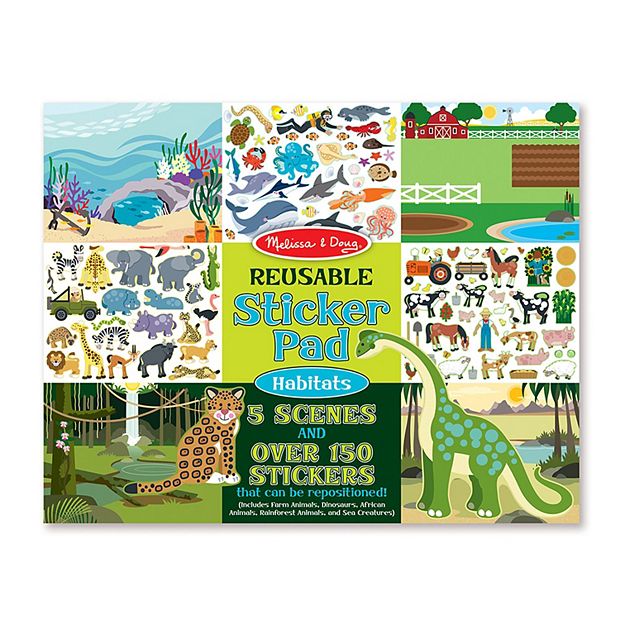 Melissa & Doug Reusable Sticker Pad, Dress-Up