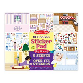 Melissa & Doug Reusable Sticker Pad: Dress-Up - 165+ Reusable Stickers