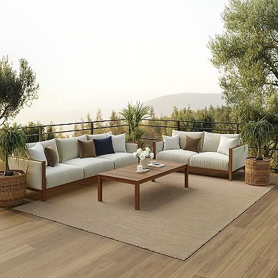 Nourison Positano Natural Indoor Outdoor Rug