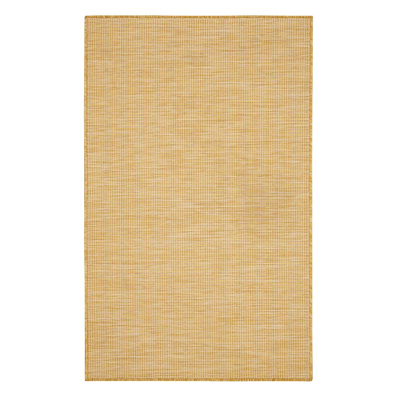 Nourison Positano Indoor/Outdoor Yellow 2 2  x 12  Area Rug  (2x12)