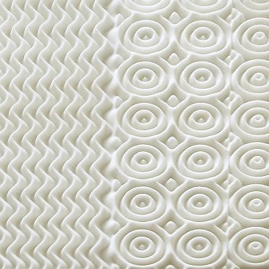 Pure Rest 1.5 Inch 5-Zone Memory Foam Topper